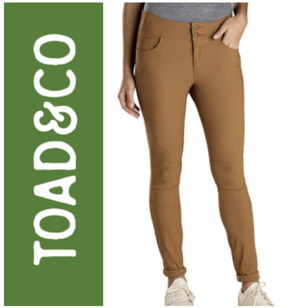 Toad & Co Flextime Khaki Skinny Pant